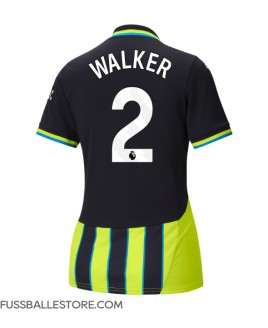 Günstige Manchester City Kyle Walker #2 Auswärtstrikot Damen 2024-25 Kurzarm